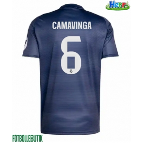 Real Madrid Eduardo Camavinga #6 Bortatröja 2025-26 Kortärmad